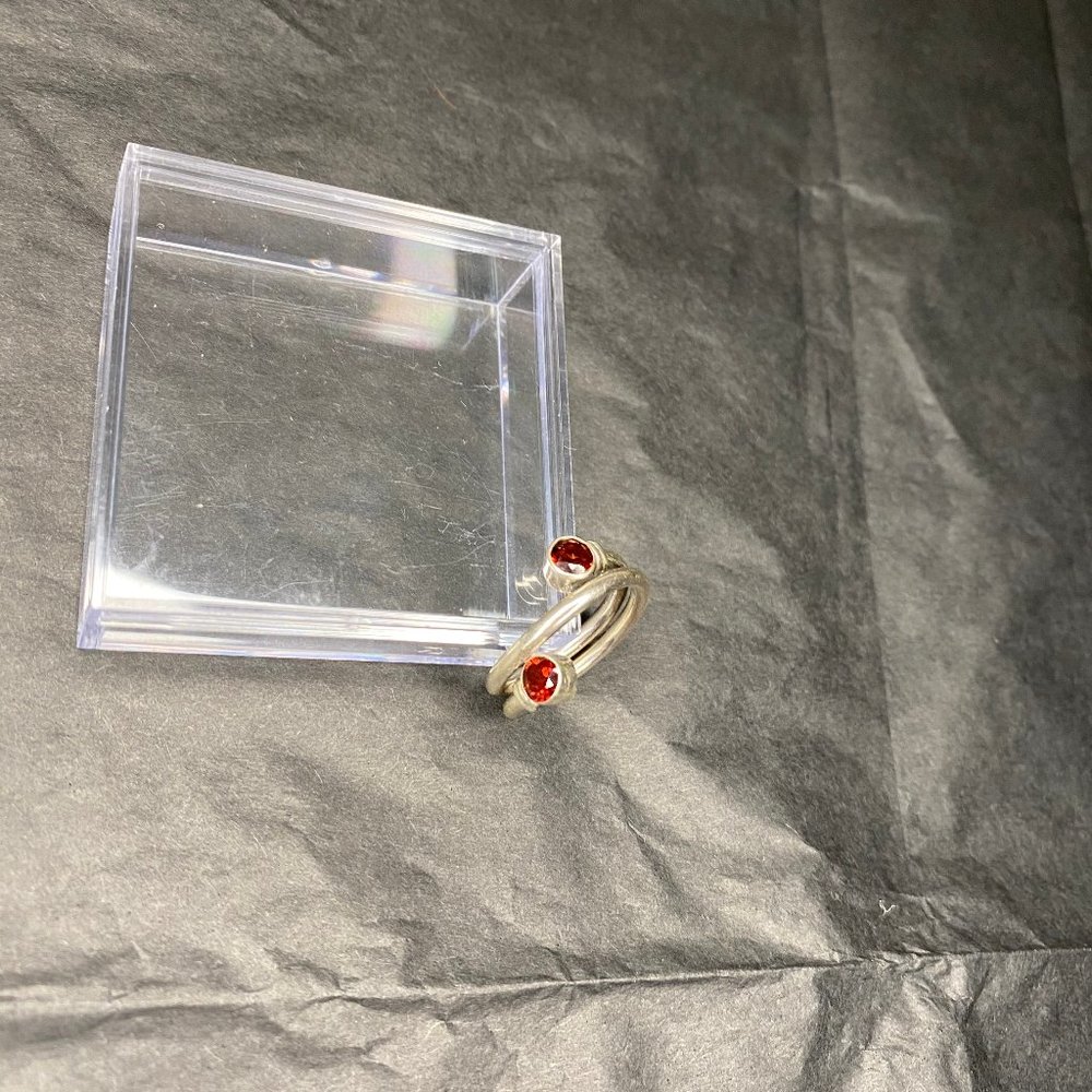 Vintage Coil Silver Ring View 6